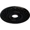 Ekena Millwork Robin Ceiling Medallion (Fits Canopies up to 6 1/4"), 22 1/4"OD x 4 3/4"ID x 1 1/4"P, Black Pearl CM22RBBPS - alternate 3